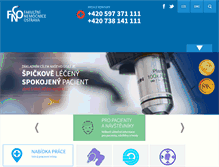 Tablet Screenshot of fno.cz